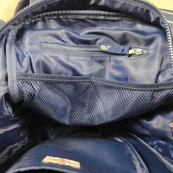 Vineyard Vines Target Whale Diaper Bag Backpack Navy Changing Pad - Picture 10 of 11